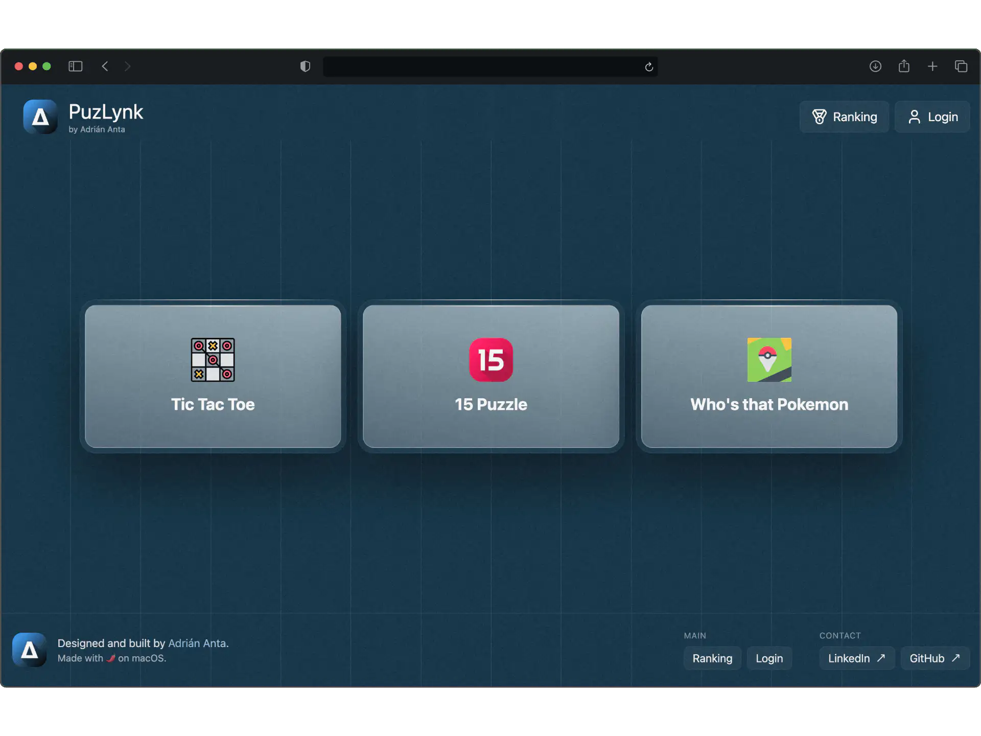 Desktop preview image of Imprffct games